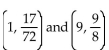 Find an equation of the line containing the given pair of points -