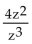 <strong>Multiply and, if possible, simplify. </strong> A) B) 4z C) D)