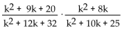 <strong>Multiply and, if possible, simplify. </strong> A) B) C) D)