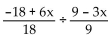 <strong>Divide and simplify. </strong> A) B) 1 C) D) -1
