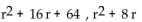 <strong>Find the LCM. </strong> A) r(r + 8 ) B) r(r + 1)(r + 8 ) C) D)