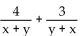 <strong>Add. Simplify, if possible. </strong> A) B) C) D)
