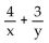 <strong>Add. Simplify, if possible. </strong> A) B) C) D)