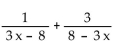 <strong>Add. Simplify, if possible. </strong> A) B) C) D)