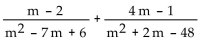 Add. Simplify, if possible. - 