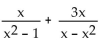 Add. Simplify, if possible. - 