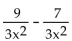 Subtract. Simplify, if possible. - 