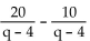Subtract. Simplify, if possible. - 
