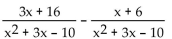 Subtract. Simplify, if possible. - 