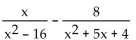 Subtract. Simplify, if possible. - 