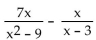 Subtract. Simplify, if possible. - 