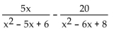 Subtract. Simplify, if possible. - 