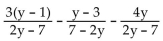 Perform the indicated operation. Simplify, if possible. - 