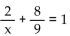 Solve the equation. - 