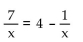 Solve the equation. - 