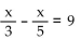 Solve the equation. - 