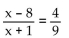 Solve the equation. - 