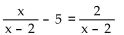 Solve the equation. - 