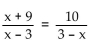 Solve the equation. - 