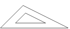 For the pair of similar triangles, find the length of the indicated side. -  In the outer triangle, the shortest side has length 8, and the middle side has length 10. In the inner triangle, the shortest side has length 4, the middle side has length 5, and the longest side has length 6. Find the length, x, of The longest side of the outer triangle.
