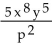 Write the word or phrase that best completes each statement or answers the question.   -If the rational expression   represents the area of a rectangle and   represents the length of the rectangle, what rational expression represents the width?