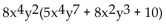 <strong>Factor. </strong> A) No common factor B) C) D)