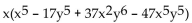 <strong>Factor. </strong> A) B) C) D)