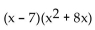 <strong>Factor by grouping. </strong> A) B) C) D)