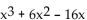 <strong>Factor. - </strong> A) B) x(x + 8)(x - 2) C) x(x - 8)(x + 2) D)