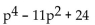 <strong>Factor. </strong> A) B) C) D)