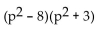 <strong>Factor. </strong> A) B) C) D)