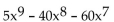 <strong>Factor. </strong> A) B) C) D)