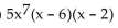 <strong>Factor. </strong> A) B) C) D)