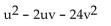<strong>Factor. </strong> A) (u - v)(u + 6v) B) (u - 4v)(u + 6v) C) (u - 4v)(u + v) D) (u + 4v)(u - 6v)