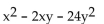 <strong>Factor. </strong> A) (x - 6y)(x + y) B) (x - 6y)(x + 4y) C) (x + 6y)(x - 4y) D) (x - y)(x + 4y)