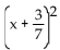 <strong>Factor. </strong> A) B) C) D) x + 37 x + 37 x