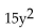 <strong>Factor. + 16y + 4</strong> A) (3y + 2)(5y + 2) B) Prime C) (15y + 2)(y + 2) D) (3y - 2)(5y - 2)