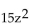 <strong>Factor. + 4z - 4</strong> A) (15z + 2)(z - 2) B) Prime C) (3z + 2)(5z - 2) D) (3z - 2)(5z + 2)