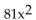 <strong>Factor. 49 - 126x + </strong> A) (81x - 7)(x - 7) B) C) D) Prime