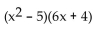 <strong>Factor. </strong> A) 2x(3x + 2)(x - 5) B) x(3x + 2)(2x - 10) C) D) 2(3x - 2)(x + 5)