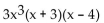<strong>Factor. </strong> A) B) C) D)