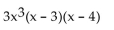 <strong>Factor. </strong> A) B) C) D)