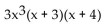 <strong>Factor. </strong> A) B) C) D)