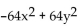 Determine whether the following is a difference of squares. -    