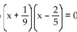 Solve using the principle of zero products. - 