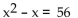 Solve by factoring and using the principle of zero products. -