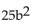 Solve by factoring and using the principle of zero products. - + 30b - 3 = -11