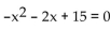 Solve. -Use the following graph to solve   .    