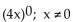 <strong>Evaluate. </strong> A) 4 B) 4x C) 0 D) 1
