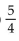 <strong>Evaluate. </strong> A) B) 1 C) D)